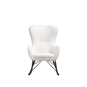 Fotel bujany HARMONIE - biały, Halmar