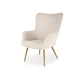 Fotel relaksacyjny AMARO - kremowy, Halmar