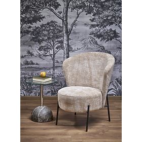 Fotel relaksacyjny CEZAR, beżowy (1p=1szt), Halmar