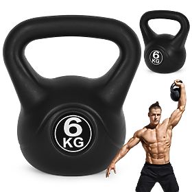 Hantla kettlebell 6 kg do ćwiczeń kula obciążeniowa fitness ModernHome