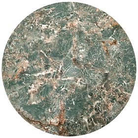 INES zestaw 2 stolików, zielony marmur / czarny (1p=1zestaw), Halmar