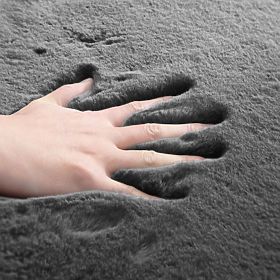 Jedwabny dywan Rabbit - Ciemnoszary, Tutumi