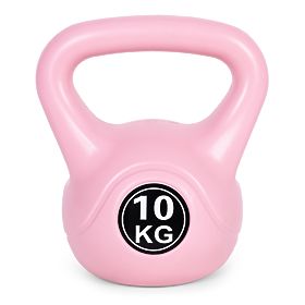 Kettlebell odważnik 10 kg do ćwiczeń różowy ModernHome