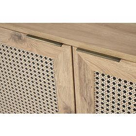 Komoda BORNEO KM-2 dąb artisan/czarny