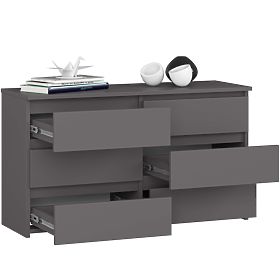 KOMODA CL100 6SZ PK SZARA