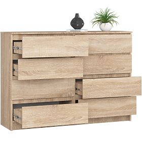 KOMODA K140 8SZ CLP PK DĄB SONOMA
