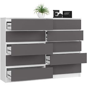 KOMODA K160 10SZ CLP PK BIAŁA / SZARA