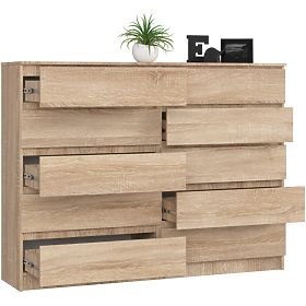 KOMODA K160 10SZ CLP PK DĄB SONOMA