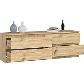 KOMODA K160 4SZ CLP PK DĄB ARTISAN