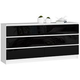 KOMODA K160 6SZ CLP PK CZARNY POŁYSK