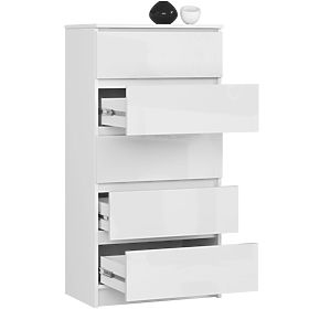 KOMODA K60 5SZ CLP PK BIAŁY POŁYSK