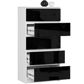KOMODA K60 5SZ CLP PK CZARNY POŁYSK