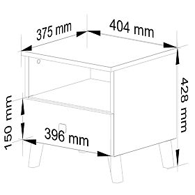 KOMODA MOBI K-01 BIAŁA CZARNA
