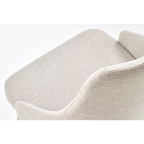 Krzesło do jadalni TOLEDO - dąb miodowy/kremowy, Halmar