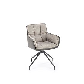 Krzesło K523 szare / ciemnoszare (1p=2szt), Halmar