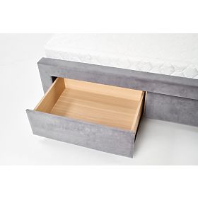 Łóżko tapicerowane 160x200 SABRINA - ciemnoszary, Halmar