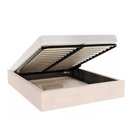 Łóżko tapicerowane ORLANDO 180 x 200 cm - Kremowy