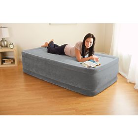 Materac dmuchany 191x99 cm z pompką jednoosobowy INTEX DELUXE 64412ND