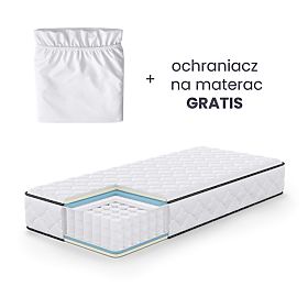 MATERAC Z POKROWCEM 90x200 H24