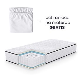 MATERAC Z TKANINĄ POKRYCIOWĄ 100x200 H24