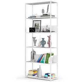 METALOWY REGAŁ LOFT 800 BIAŁY
