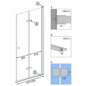 Moduł kabiny FOLD N2 70 Chrome, Rea