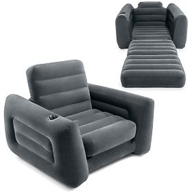 Nadmuchiwany fotel materac leżak łóżko 2w1 INTEX 66551, INTEX