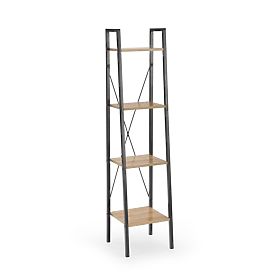 NARVIK REG1 czarny / dąb sonoma, Halmar