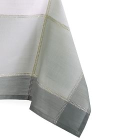 Obrus LAVAL kolor biały gładki motyw klasyczny 130x160 ameliahome