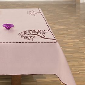 Obrus OLD COLLECTIONS kolor beżowy haftowany motyw roślinny 30x45 decor tephani