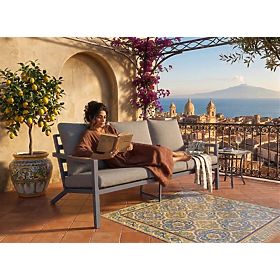 Ogrodowa sofa 3-osobowa MISTERIOSO wygodna sofa na balkon 190cm