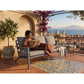 Ogrodowa sofa 3-osobowa MISTERIOSO wygodna sofa na balkon 190cm