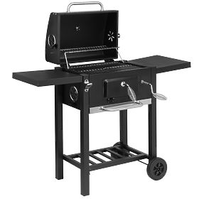 Ogrodowy grill węglowy CARBON czarny
