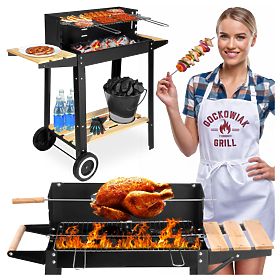 Ogrodowy grill węglowy PARIL na kółkach