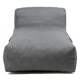 Otomana do ogrodowego narożnego zestawu Vacuum z pokrowcem, szara