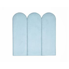 Tapicerowany panel Oblouček - baby blue