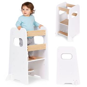 Pomocnik kuchenny kitchen helper Montessori regulowana podstawa dla dziecka ECOTOYS