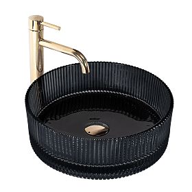 Ponadczasowa umywalka Rea Ingrid 36 Black