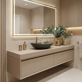 Ponadczasowa umywalka Rea Royal Olive Matt, Rea