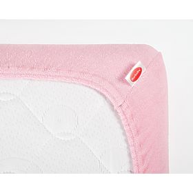 Prześcieradło frotte 200x180 cm - różowe, Ourbaby®