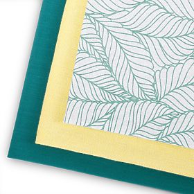 Ręcznik kuchenny LETTY kolor turkusowy motyw drukowany styl nowoczesny 50x70 ameliahome