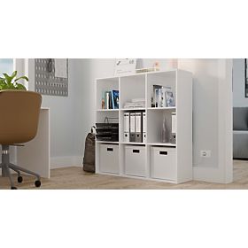 Regał Malax 3X3 H BIAŁY