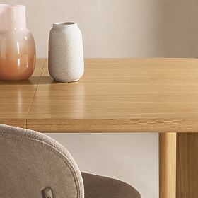 Rozkładany stół Marbella 160-200 cm, prostokątny, naturalny, lectus