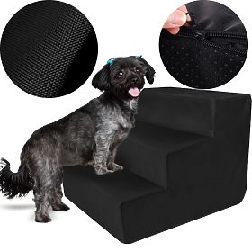 SCHODKI DLA ZWIERZĄT 342533 CZARNE