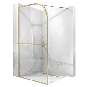 Ściana prysznicowa Rea Sky Brush Gold 100