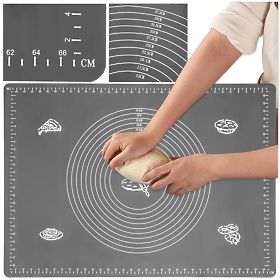 Silikonowa mata robocza SELMA grafitowa 70x50 cm