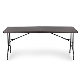 Składany cateringowy stół bankietowy ogrodowy 180 cm rattan ModernHome, MultiGarden