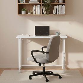 Składany stół komputerowy 80x45 cm stolik pod laptop biały ModernHome, MODERNHOME