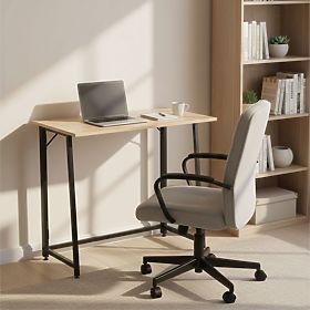 Składany stół komputerowy 80x45 cm stolik pod laptop loft jasny dąb ModernHome, MODERNHOME
