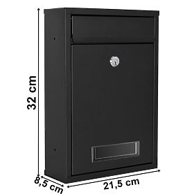 Skrzynka na listy Gustav czarna